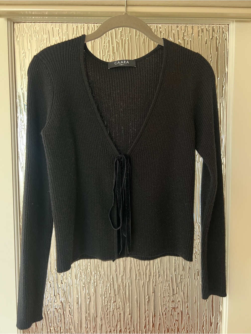Caara Cashmere Tie-Front Sweater